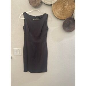 H&M gray‎ sleeveless lined sheath dress size 6
